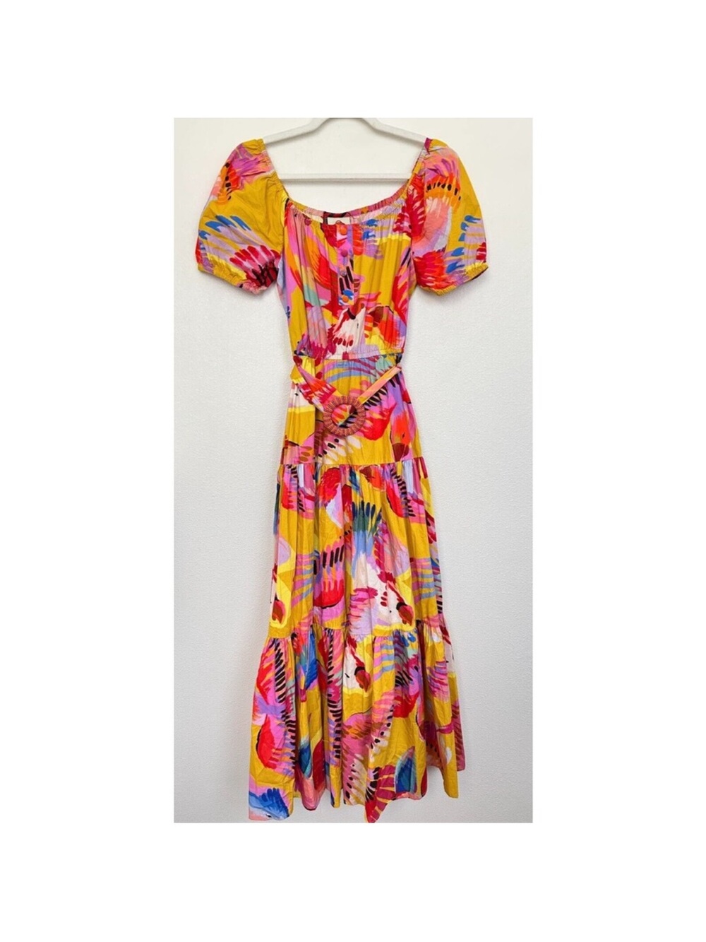Stunning vibrant farm Rio bird maxi!